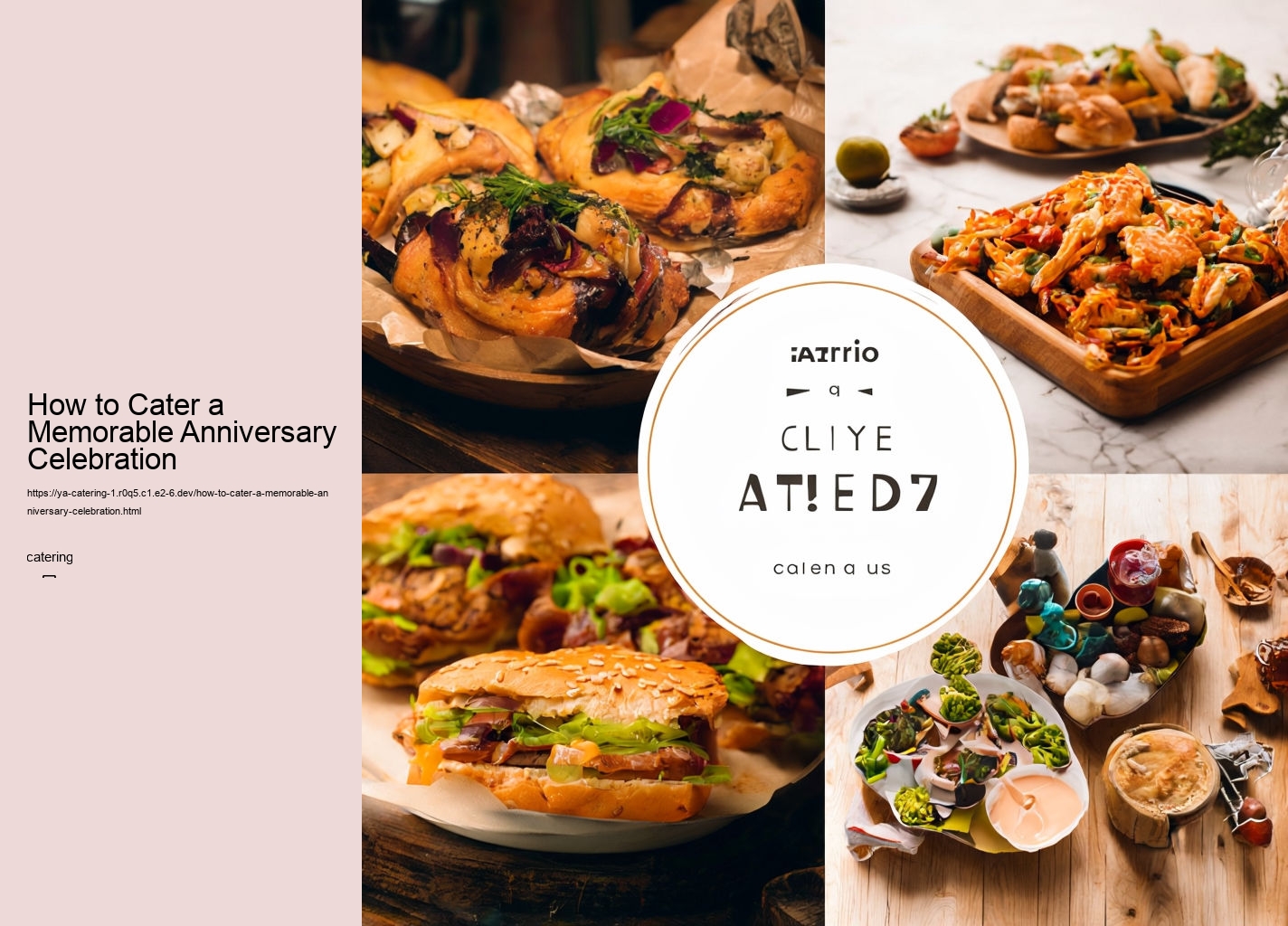 How to Cater a Memorable Anniversary Celebration